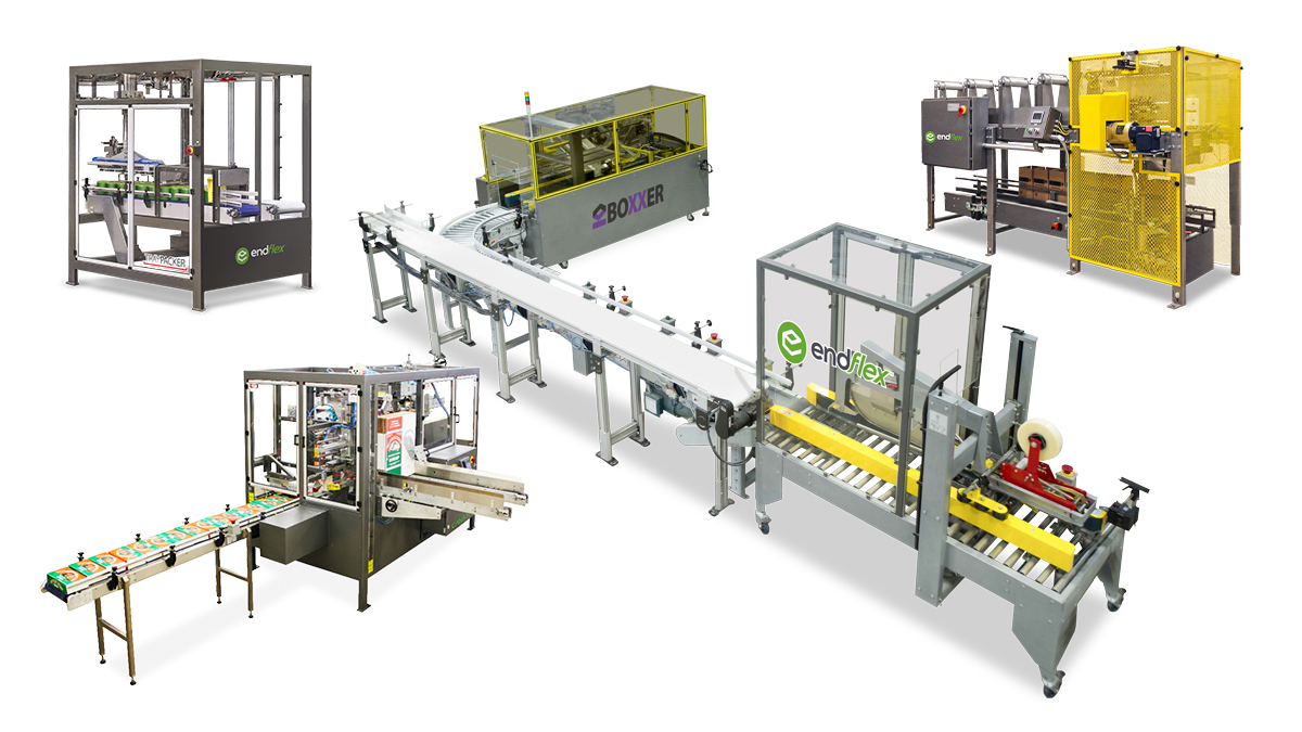 cannabis packaging machines automate your end of line with endflex branded food